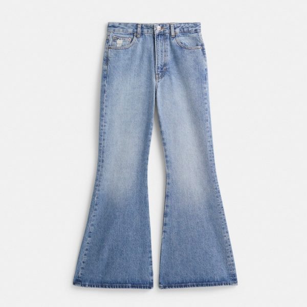 Coach Restored Denim Boot Cut Jeans - Preorder
