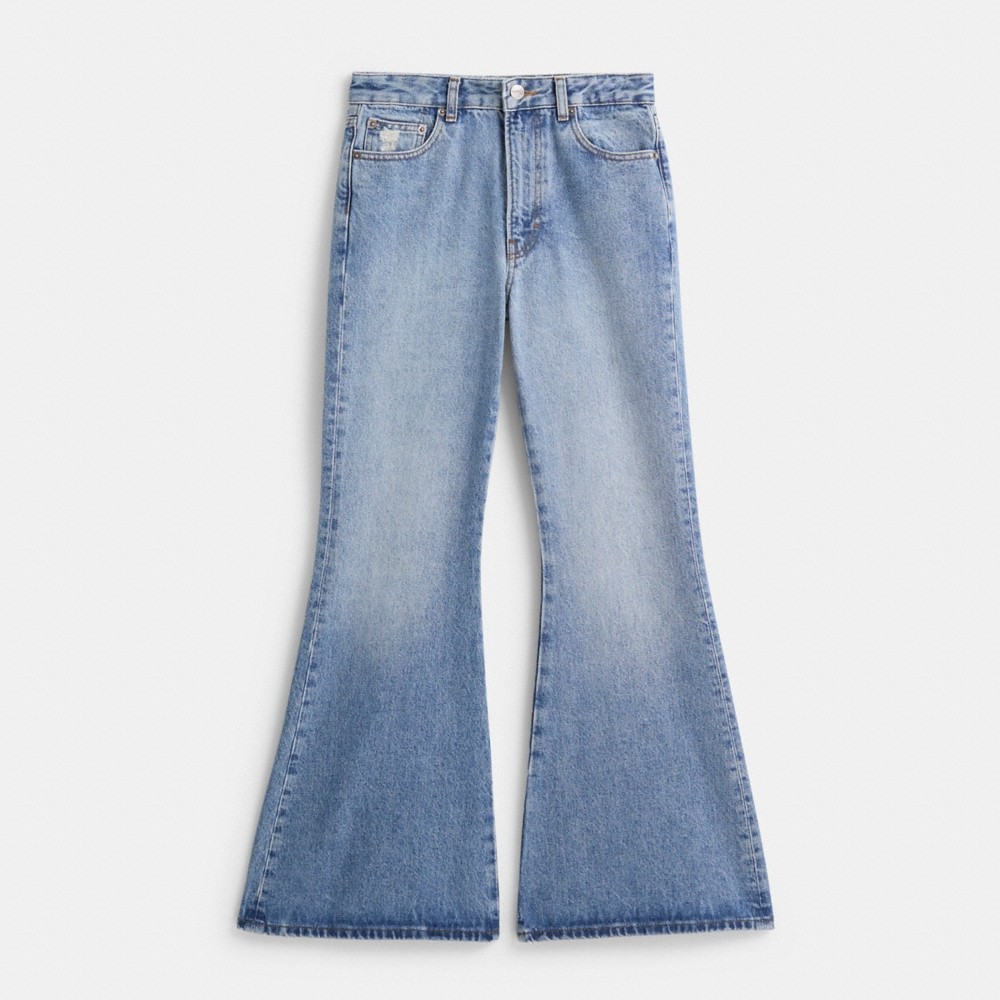 Coach Restored Denim Boot Cut Jeans - Preorder