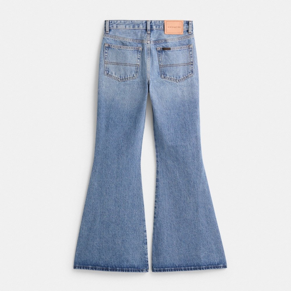 Coach Restored Denim Boot Cut Jeans - Preorder