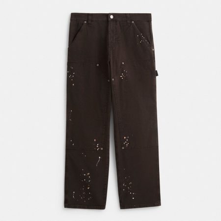 Coach Restored Canvas Pants - Preorder — Brown
