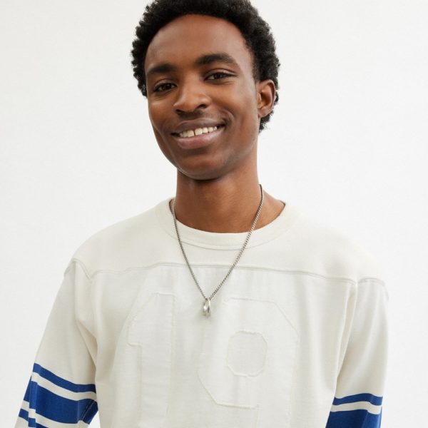 Coach Striped Varsity Long Sleeve T-Shirt In Organic Cotton - Preorder