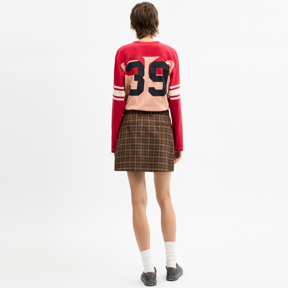 Coach Long Sleeve Varsity T-Shirt In Organic Cotton - Preorder