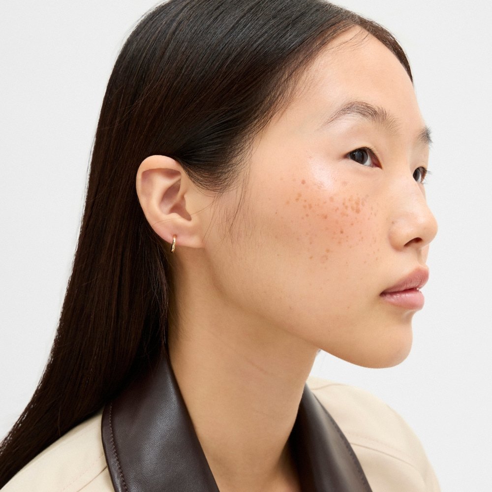 Coach Outlet Mini Hoop Earrings - Preorder