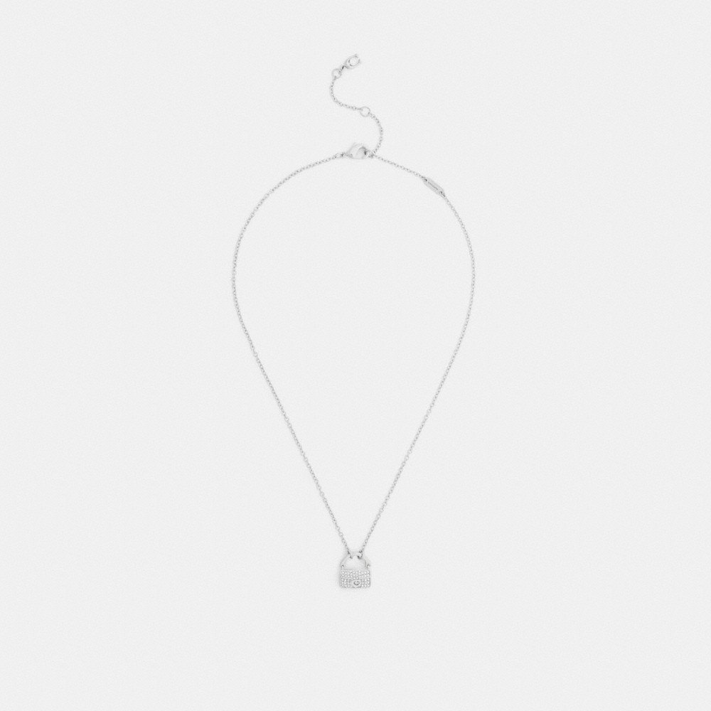 Coach Outlet Pavé Tabby Pendant Necklace - Preorder