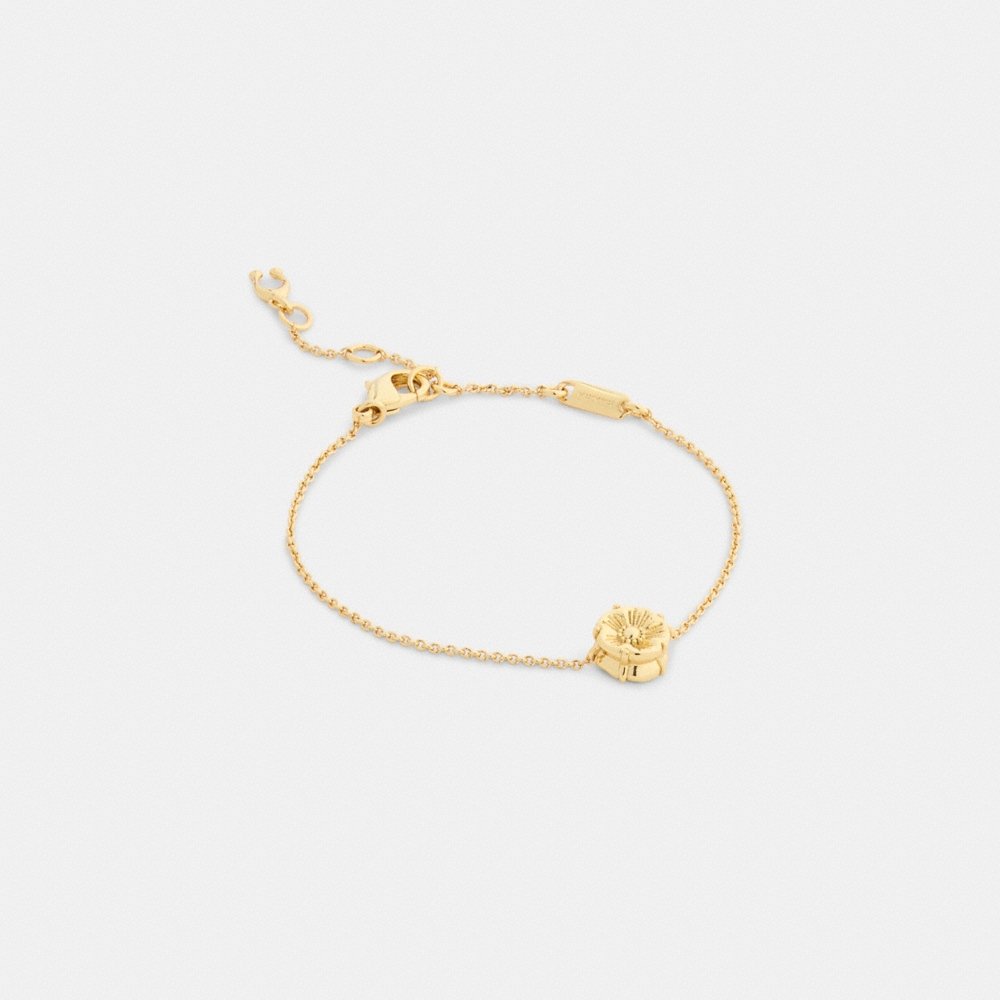 Coach Outlet Tea Rose Solitaire Linear Bracelet - Preorder