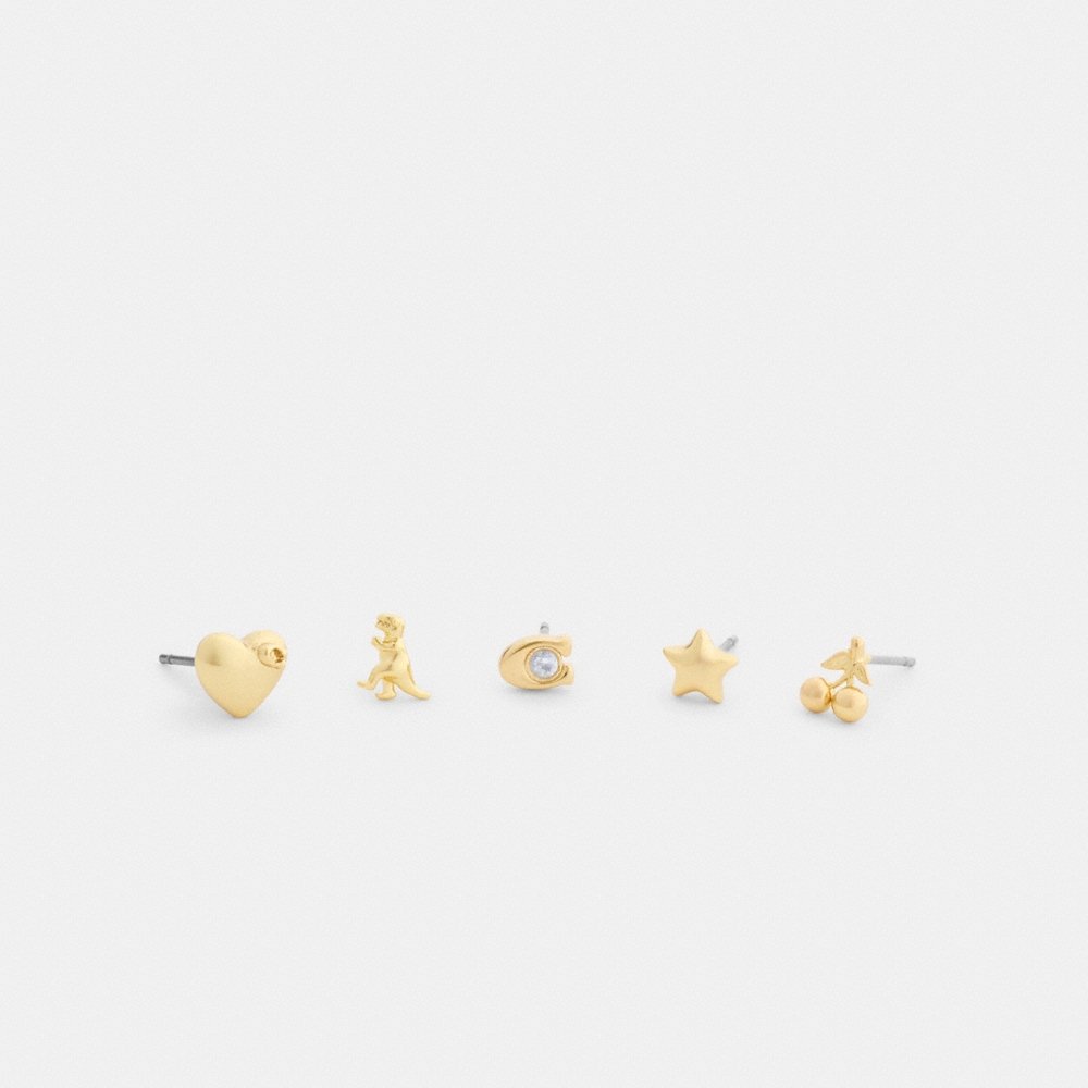 Coach Outlet Rexy And Cherry Stud Earring Set - Preorder