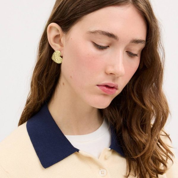 Coach Outlet Signature Heart Statement Earrings - Preorder