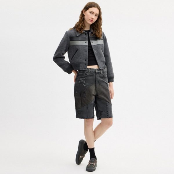 Coach Denim Shorts In Organic Cotton - Preorder