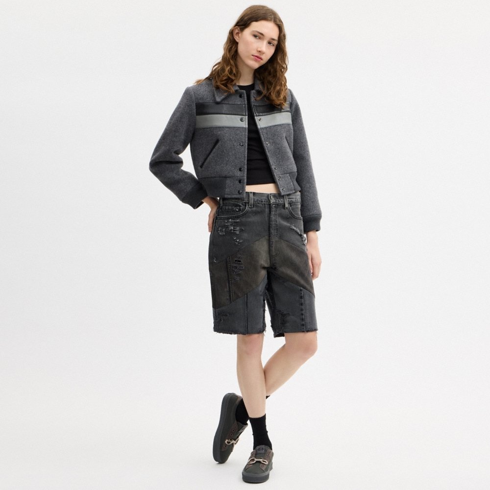 Coach Denim Shorts In Organic Cotton - Preorder