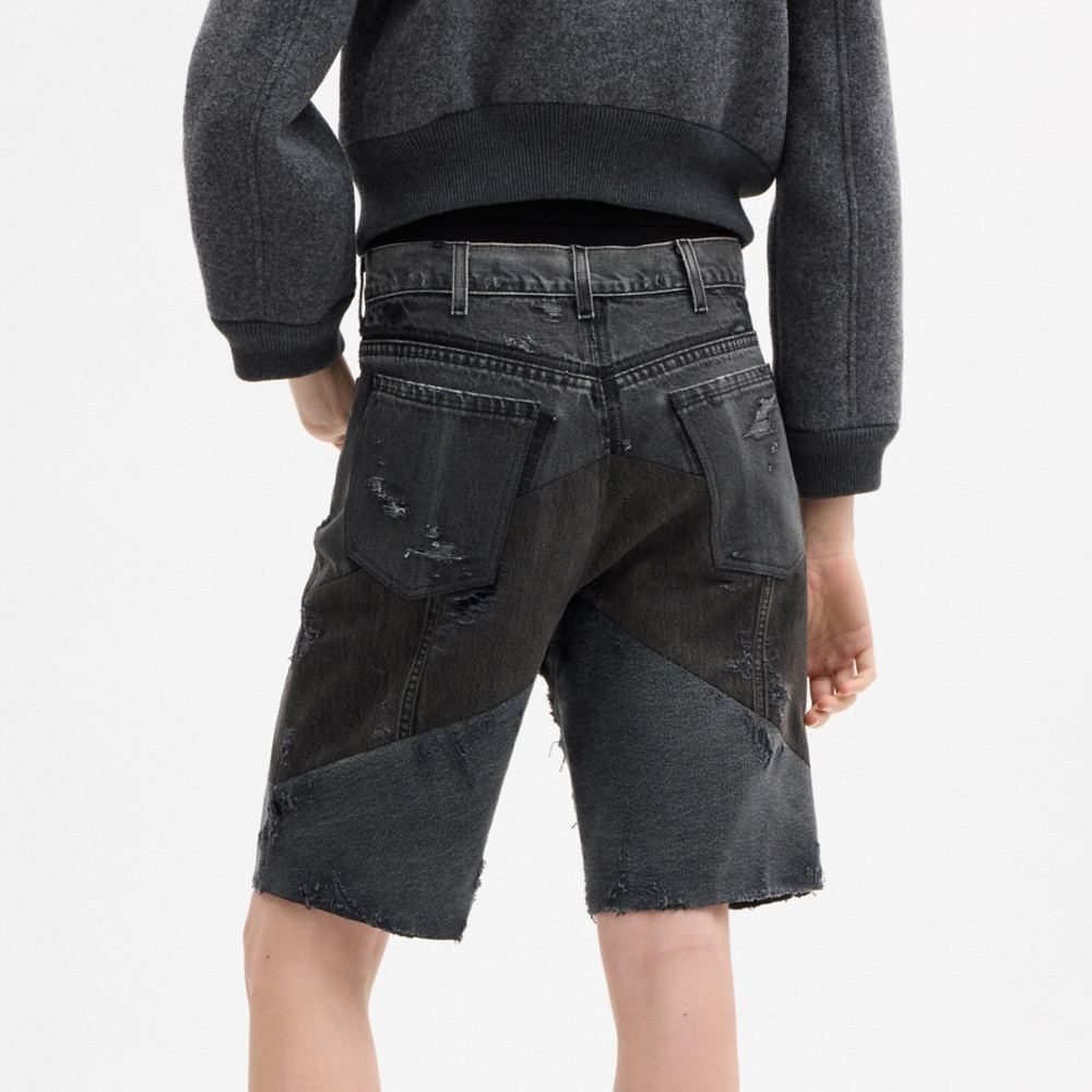 Coach Denim Shorts In Organic Cotton - Preorder