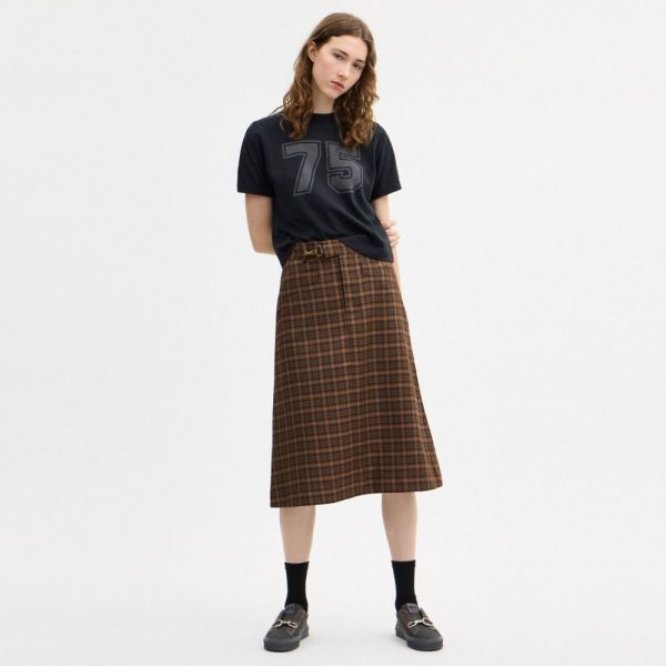Coach Tonal Varsity T-Shirt In Organic Cotton - Preorder