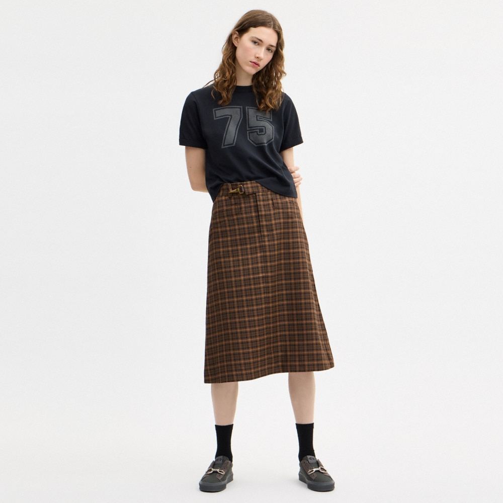 Coach Tonal Varsity T-Shirt In Organic Cotton - Preorder
