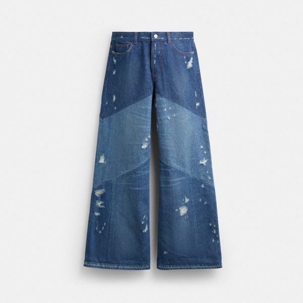 Coach Denim Pants In Organic Cotton - Preorder