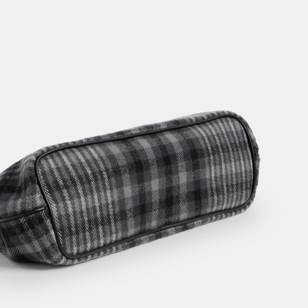 Coach Kisslock Frame Bag 30 With Plaid - Preorder