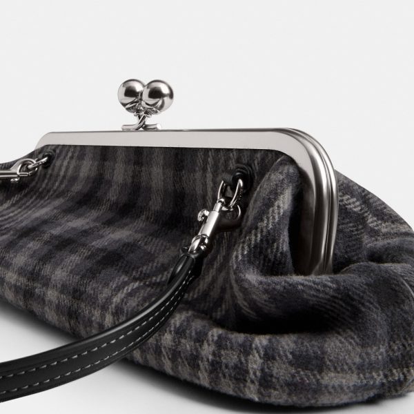 Coach Kisslock Frame Bag 30 With Plaid - Preorder