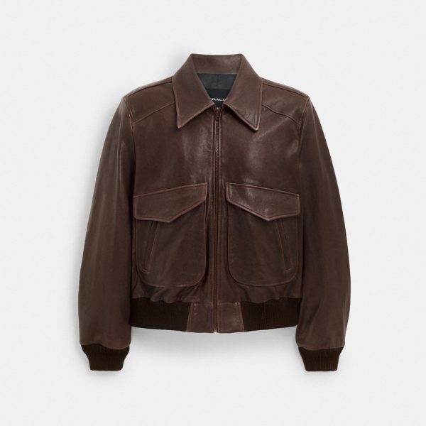 Coach Leather Bomber - Preorder