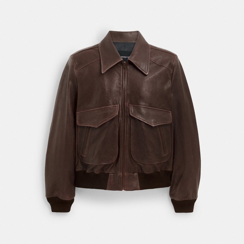 Coach Leather Bomber - Preorder