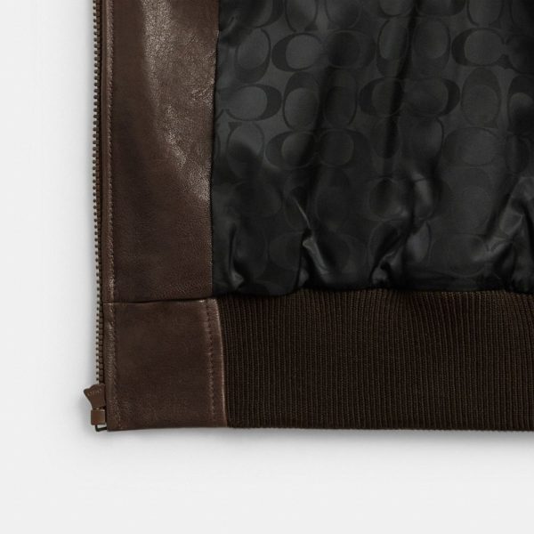 Coach Leather Bomber - Preorder