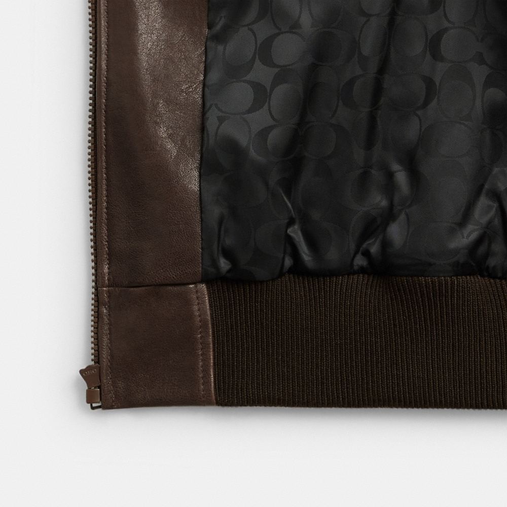 Coach Leather Bomber - Preorder