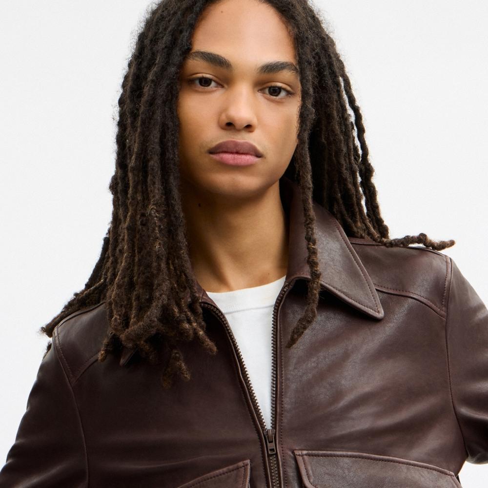 Coach Leather Bomber - Preorder