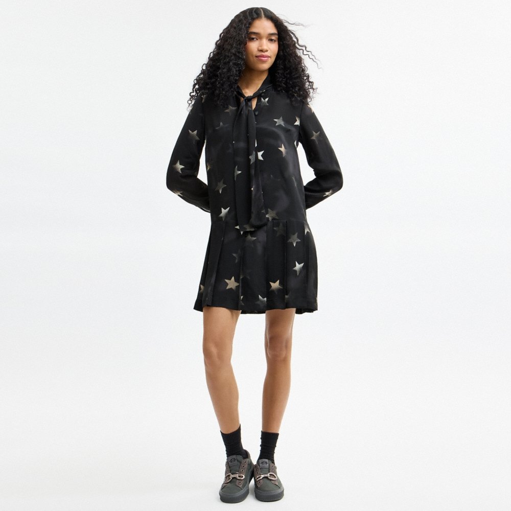 Coach Long Sleeve Star Dress - Preorder