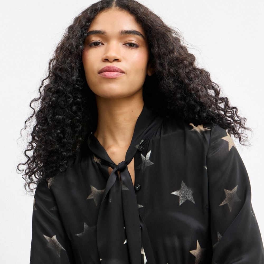 Coach Long Sleeve Star Dress - Preorder