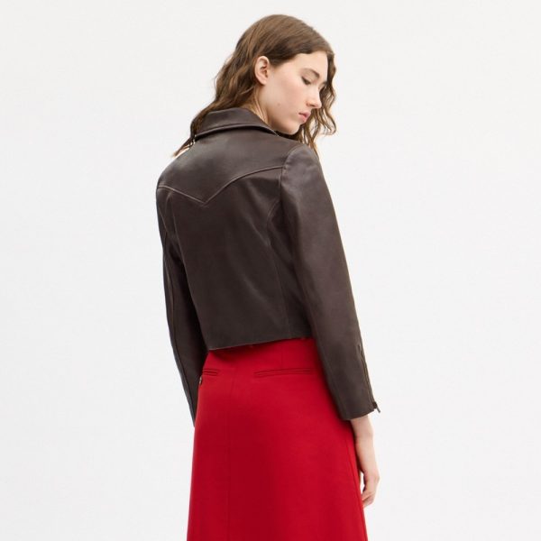 Coach Shrunken Leather Jacket - Preorder