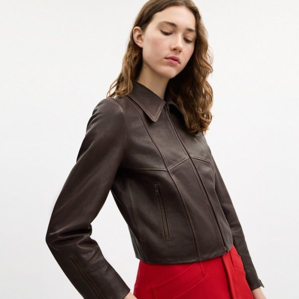 Coach Shrunken Leather Jacket - Preorder