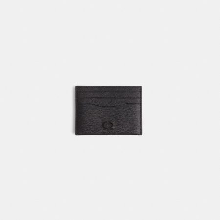 Coach Restored Card Case - Preorder — Black