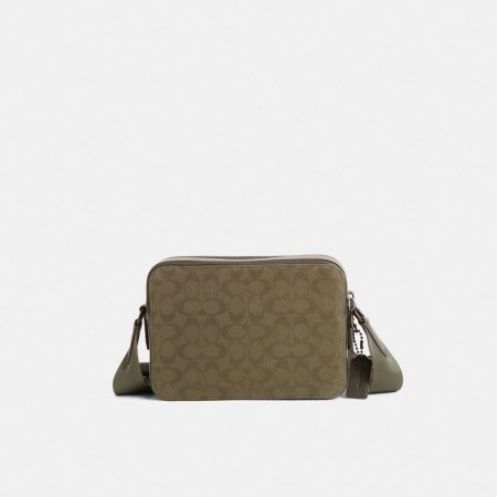 Coach Restored Charter Crossbody Bag 24 - Preorder — Army Green