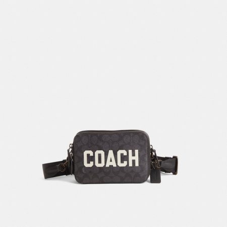 Coach Restored Charter Crossbody Bag 19 - Preorder — Charcoal Multi
