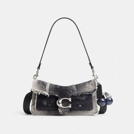 Coach Tabby Shoulder Bag 26, Inspired by Soyeon - Preorder — Silver/Black