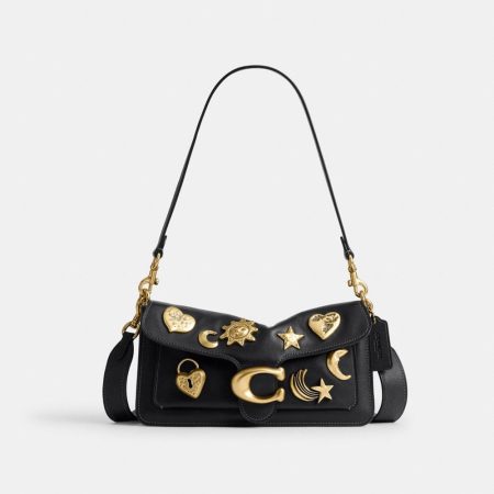Coach Tabby Shoulder Bag 26, Inspired by Shan Yichun - Preorder — Brass/Black