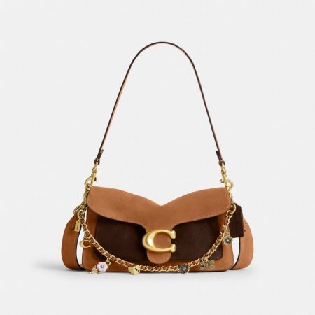 Coach Tabby Shoulder Bag 26, Inspired by Lilas - Preorder — Brass/Caramel Multi