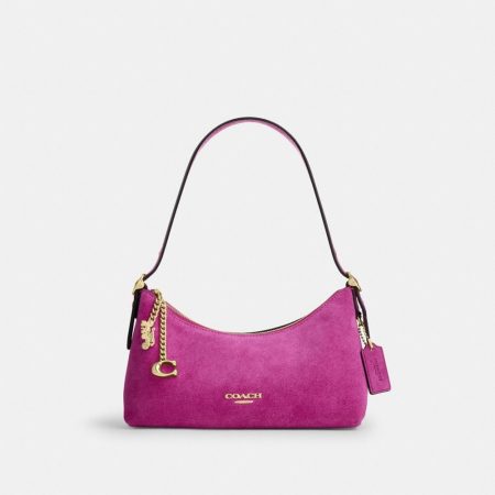 Coach Outlet Emeilia Shoulder Bag - Preorder — Brass/Magenta