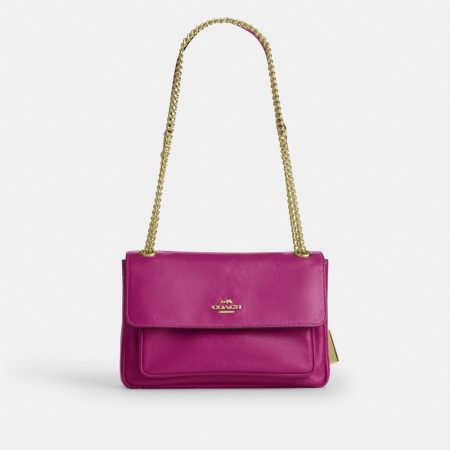 Coach Outlet Elodie Crossbody Bag 24 - Preorder — Brass/Magenta