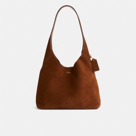 Coach Restored Brooklyn Shoulder Bag 28 - Preorder — Brass/Warm Brown