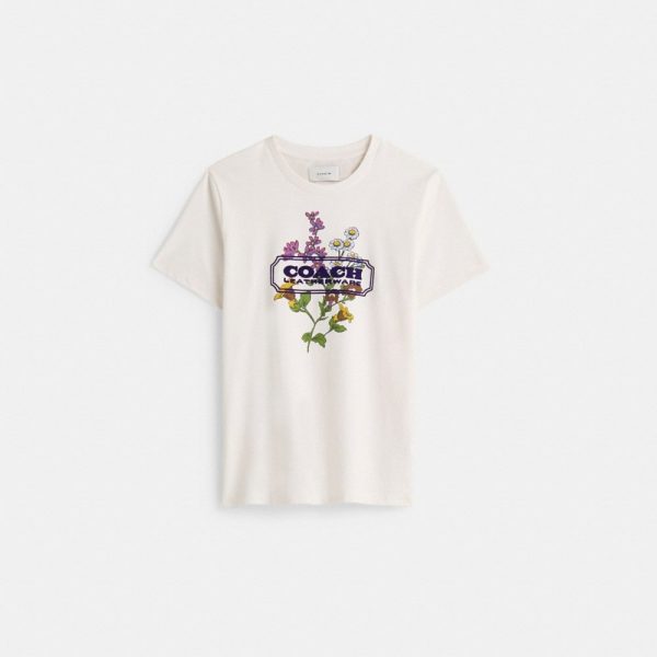 Coach Restored Floral Badge T-Shirt - Preorder