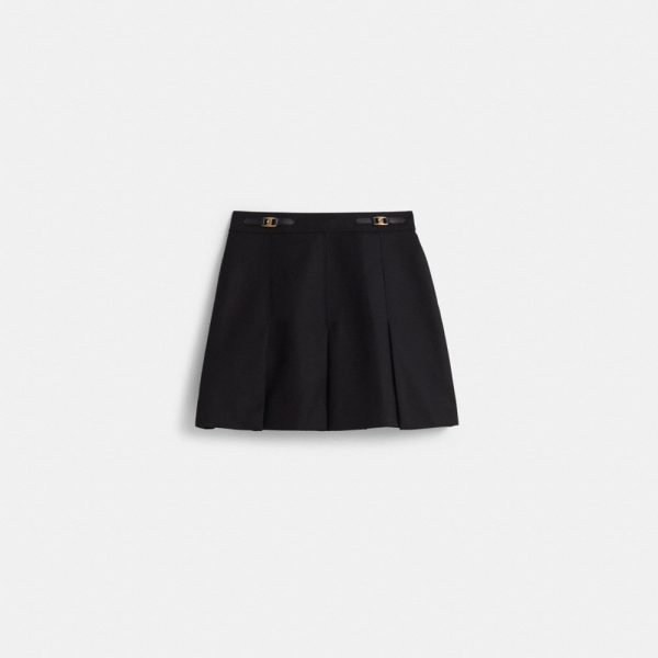 Coach Restored Heritage C Pleated Mini Skirt - Preorder
