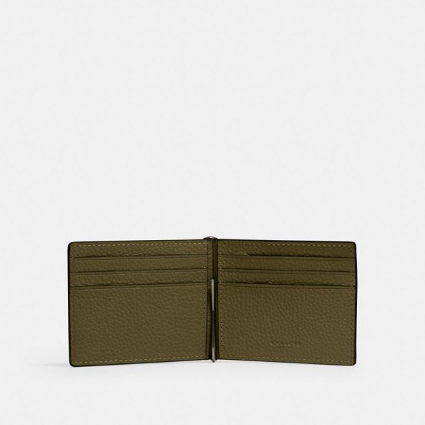 Coach Outlet Slim Money Clip Billfold Wallet - Preorder