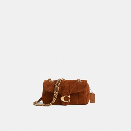 Coach Restored Tabby Shoulder Bag 20 With Quilting - Preorder — Brass/Warm Brown