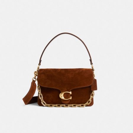 Coach Restored Chain Tabby Shoulder Bag - Preorder — Brass/Warm Brown