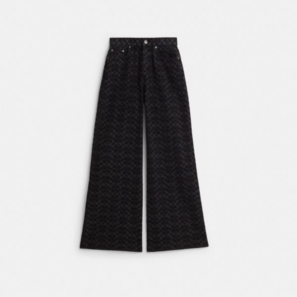 Coach Restored Signature Jacquard Denim Jeans - Preorder