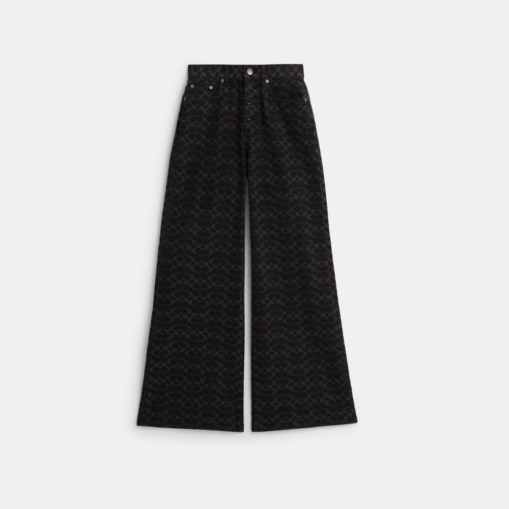 Coach Restored Signature Jacquard Denim Jeans - Preorder