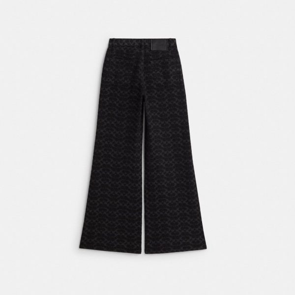 Coach Restored Signature Jacquard Denim Jeans - Preorder