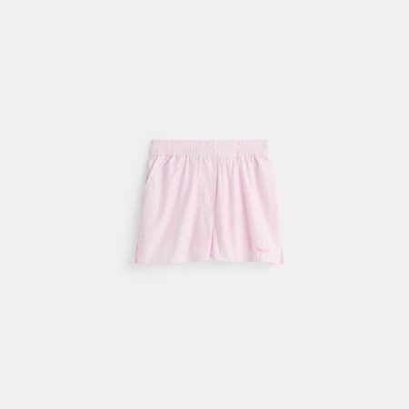 Coach Restored Boxer Shorts - Preorder — Pink/White