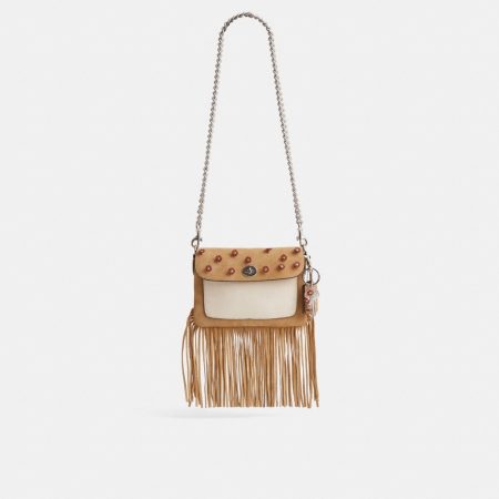 Coach Custom 1964 Fringe Bag - Preorder — Light Antique Brass/Peanut