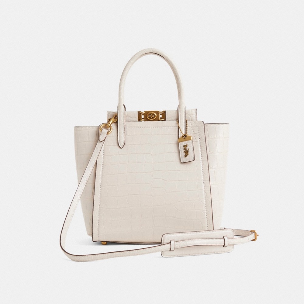 Coach Restored Troupe Tote In Alligator - Preorder