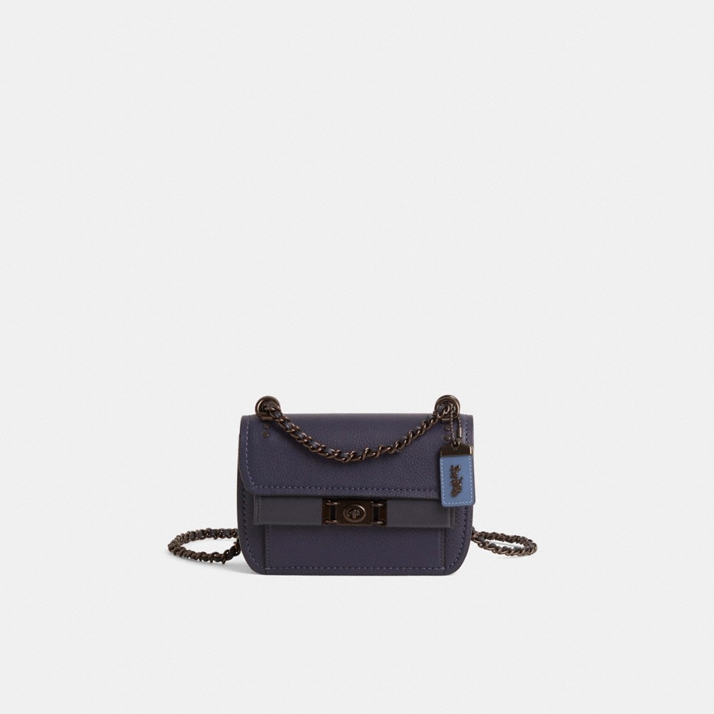 Coach Restored Troupe Crossbody In Colorblock With Snakeskin Detail - Preorder