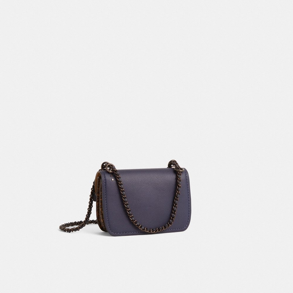 Coach Restored Troupe Crossbody In Colorblock With Snakeskin Detail - Preorder